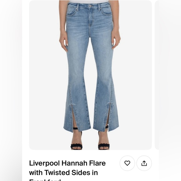 Liverpool Hannah Flare Jean - Picture 1 of 2